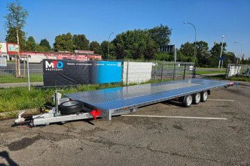 laweta 8,5x2,1m 3,5T R13C płaska + Blacha alu lohry aluminiowe