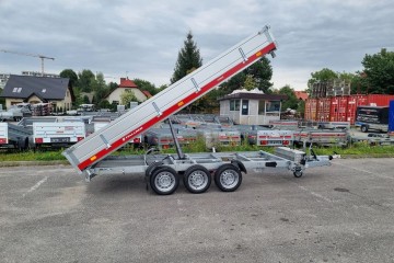 przyczepa z KIPREM ELEKTRYCZNYM 404x199x30 cm 3500kg OD RĘKI