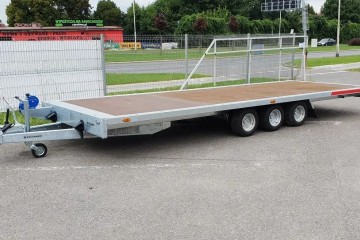 przyczepa laweta platformowa platforma 510x215 cm DMC: 3500 kg 3oś