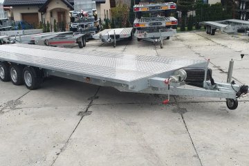 laweta 8,5x2,1m 3,5T R13C płaska + Blacha alu lohry aluminiowe