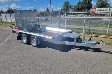 przyczepa pod minikoparkę laweta 2 osiowa 260x150 DMC: 2700 KG HIT