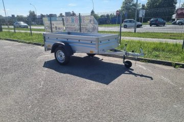 przyczepa wymiar: 205x110x39 cm DMC:750 kg WYSOKA BURTA