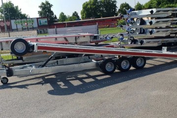 Laweta kiprowana hydraulicznie 3500 kg 480x207 CM 3 osiowa