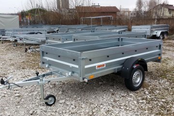 przyczepa 253x129x40cm SPAWANA RAMA MOCNA 750kg