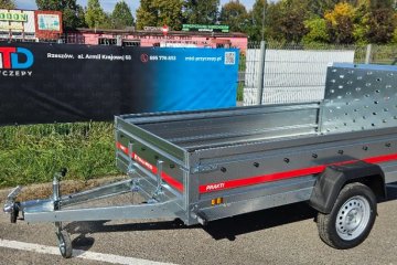 przyczepa na solindej RAMIE 263x150x41cm przód/tył otwierany 1 osiowa