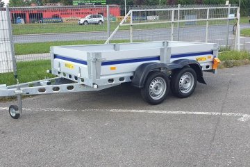 przyczepa 2 osiowa 292x142x38 750 kg spawana rama